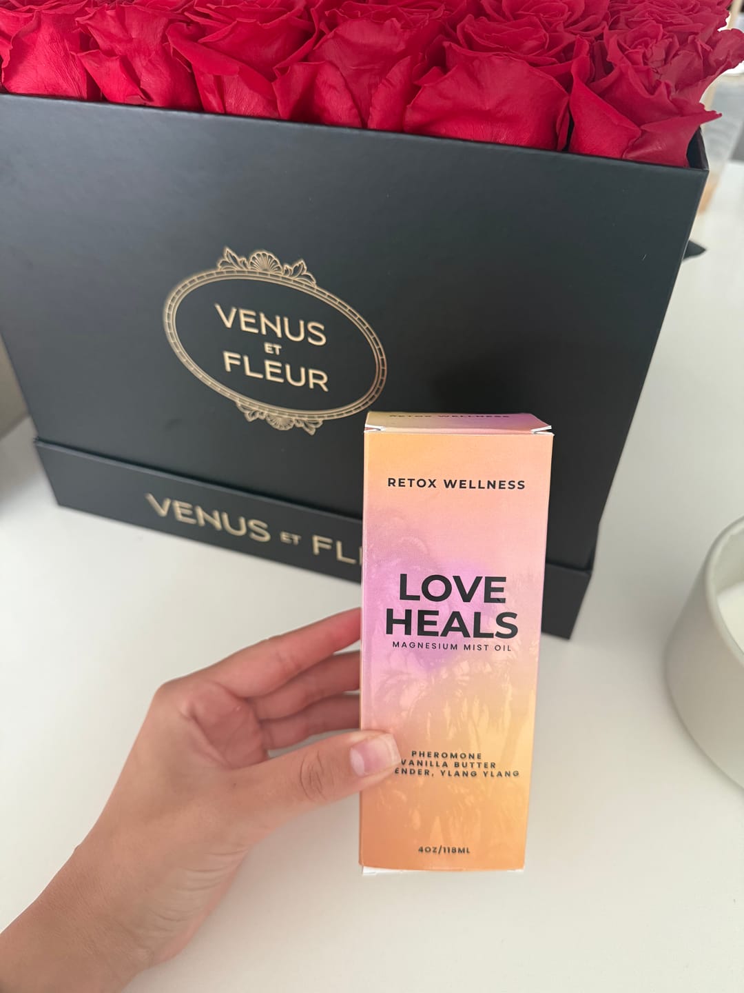 Customer photo review of Love Heals Pheromone Magnesium Mist