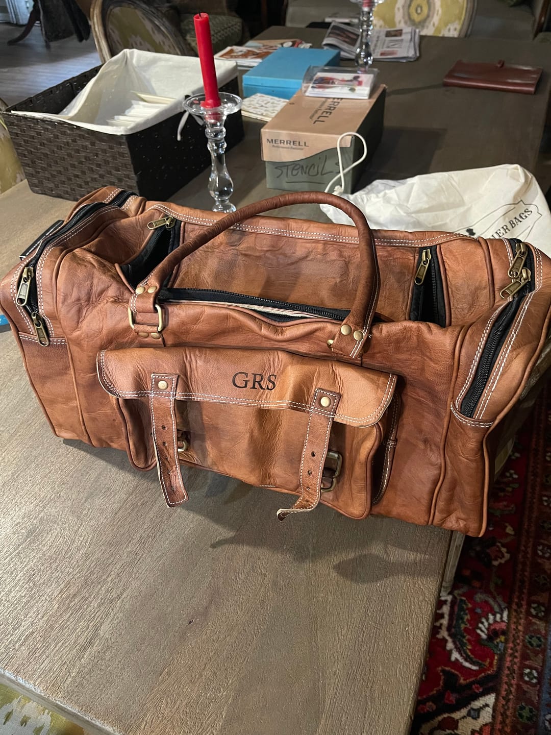 Customer photo review of Traveler Weekender Duffle