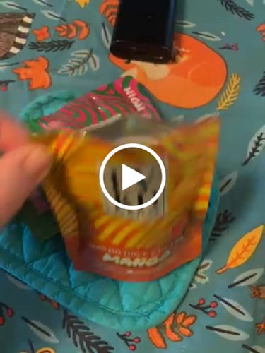 Customer video review of FVKD HIGH POTENCY THC-P+D8+D9 GUMMIES 6000MG