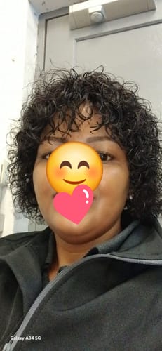 Customer photo review of Brazilian Full Cap Wig - Eva