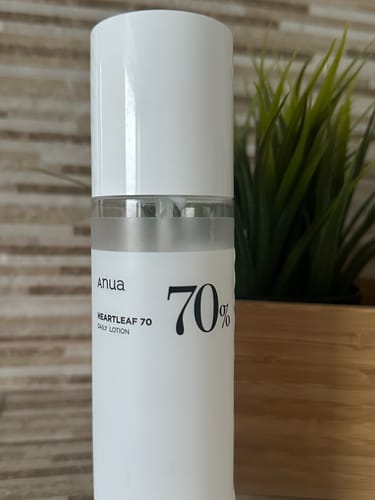 Customer photo review of Anua Heartleaf 70 Daily Lotion veido losjonas