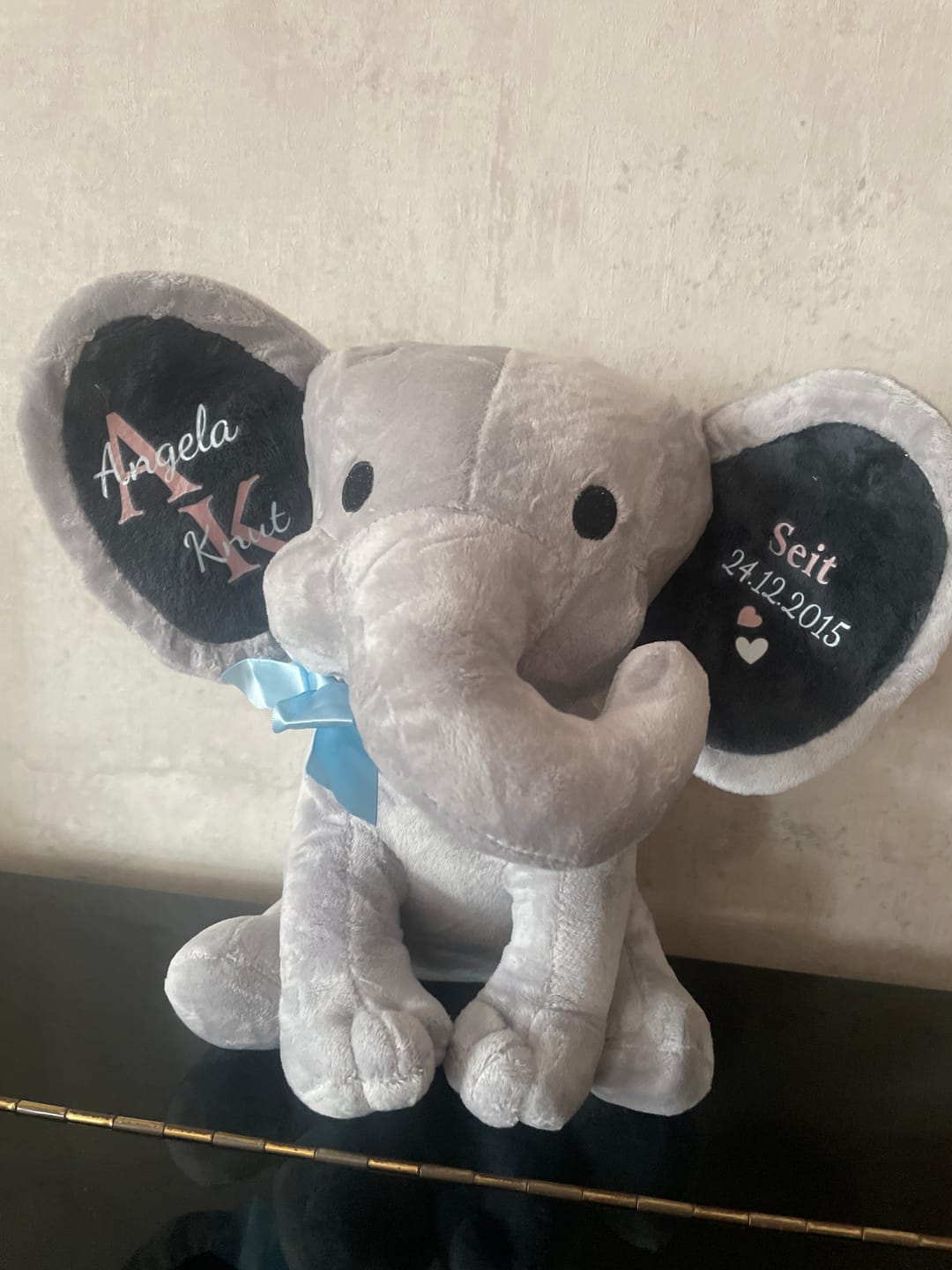 Customer photo review of Zusammen seit - Paar-Stofftier