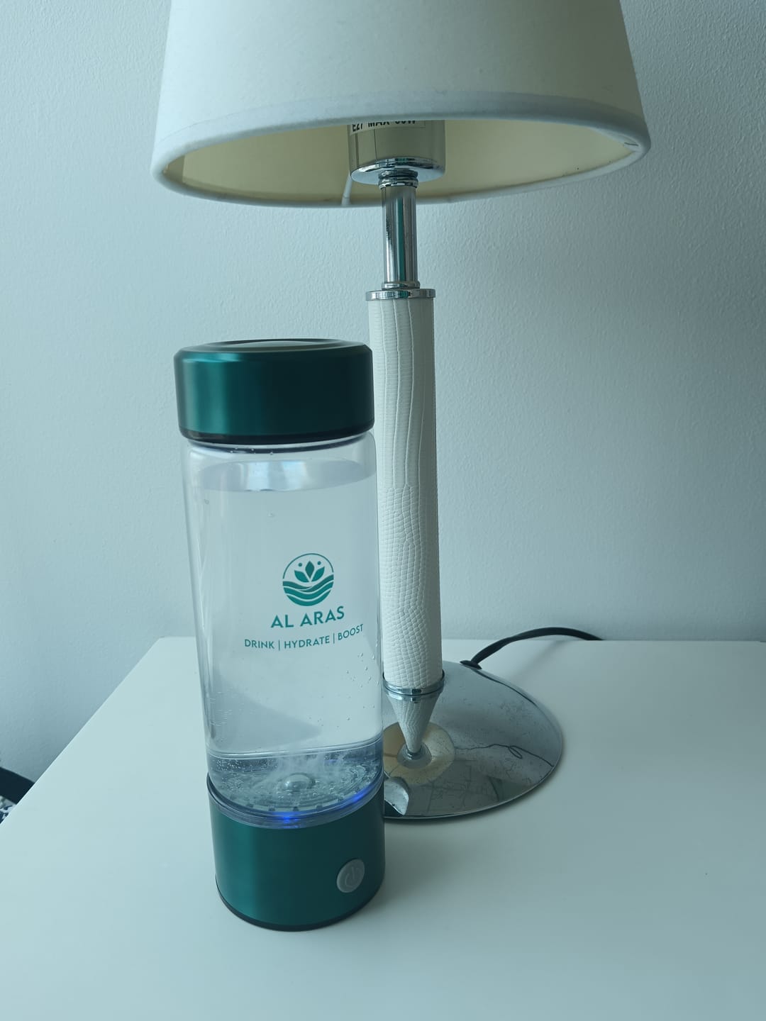Customer photo review of Hydrogen Water Bottle - Free eBook