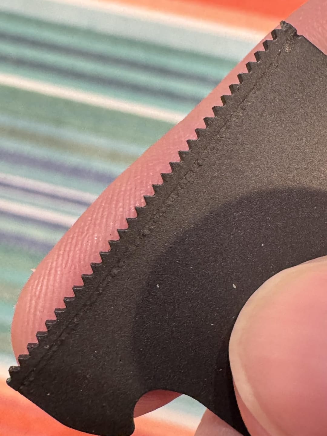 Customer photo review of EZARC Obsidian Carbide Oscillating Saw Blades for Hard Metal, Nails, Bolts and Screws(3pcs)
