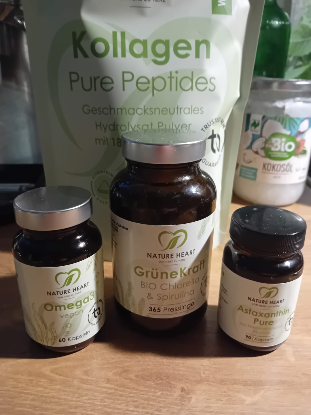 Customer photo review of Grüne Kraft - Bio Chlorella & Spirulina