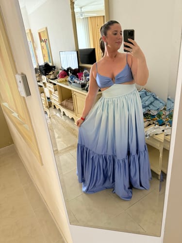 Customer photo review of Serenity Gown by Sau Lee - RENTAL