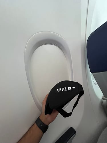 Customer photo review of Voyager Sleep Mask
