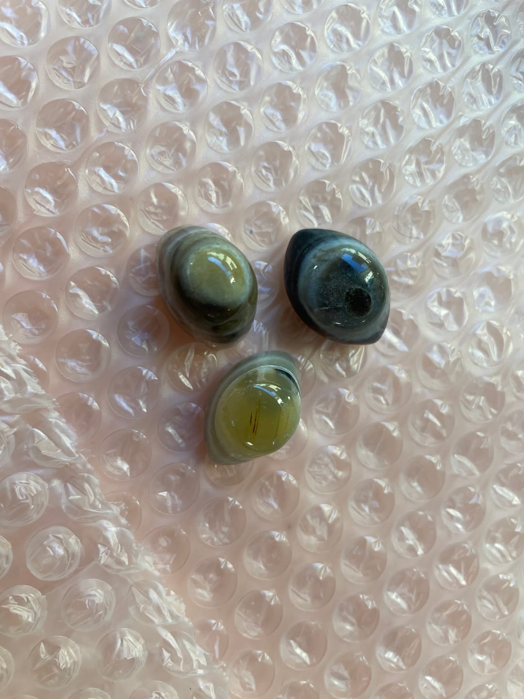 Customer photo review of Occhio di Shiva per la Protezione - Agata Botswana