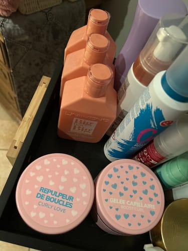 Customer photo review of Duo Curly Love – Repulpeur de boucle et gelée capillaire 2x200ML