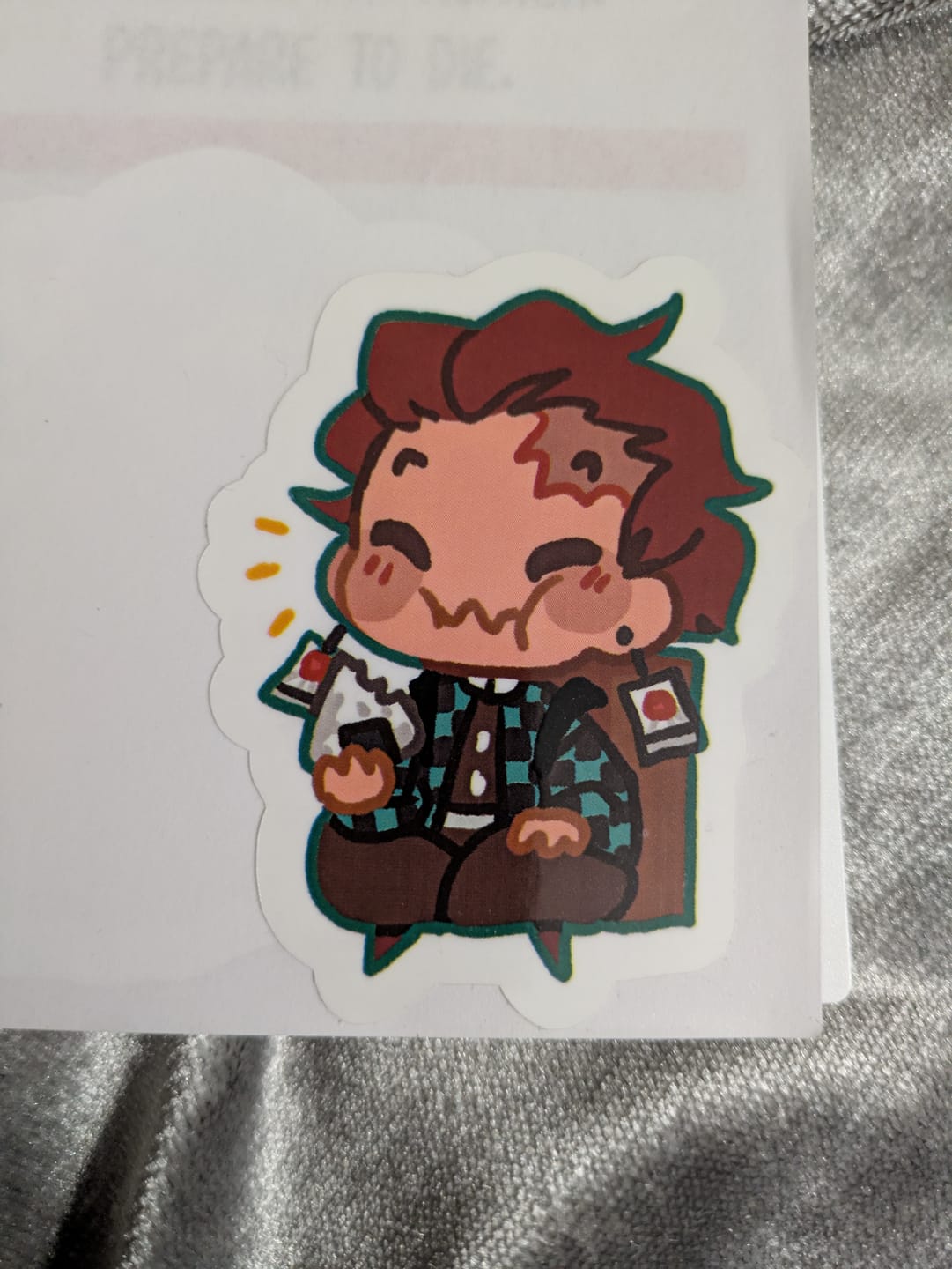 Customer photo review of Anime Samurai Stickers Set 1