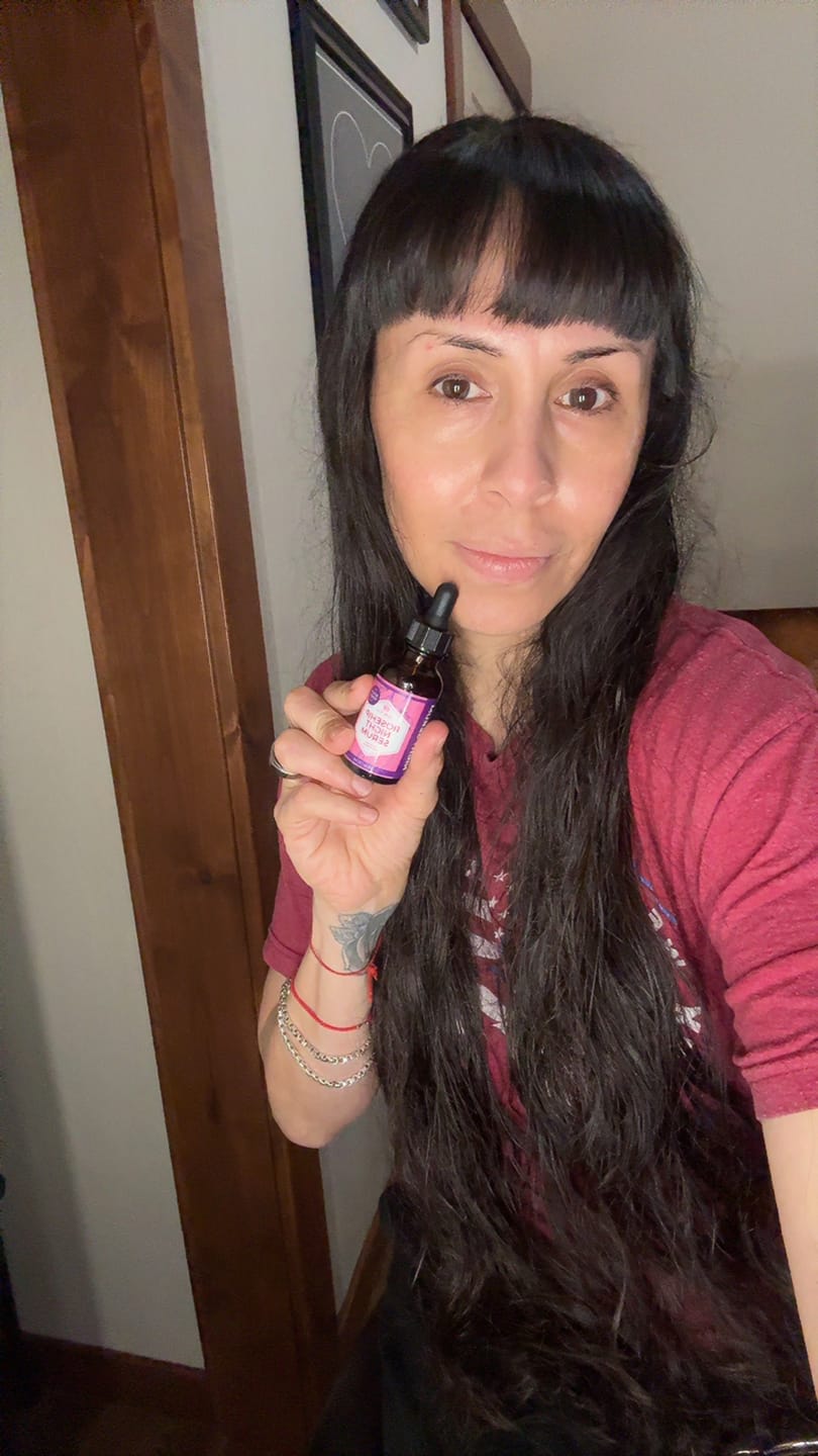 Customer photo review of Rosehip Night Serum - 1 oz