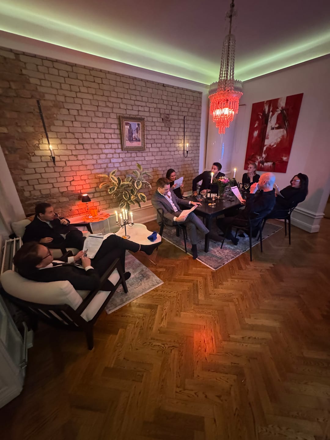 Customer photo review of 1940s Murder Mystery Host Your Own Game Kit