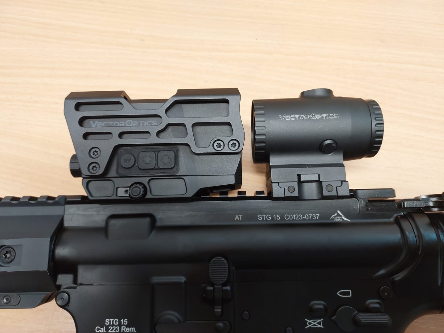 Customer photo review of Vector Optics SCRD-M67 Frenzy Plus 1x31x26 Multi Reticle