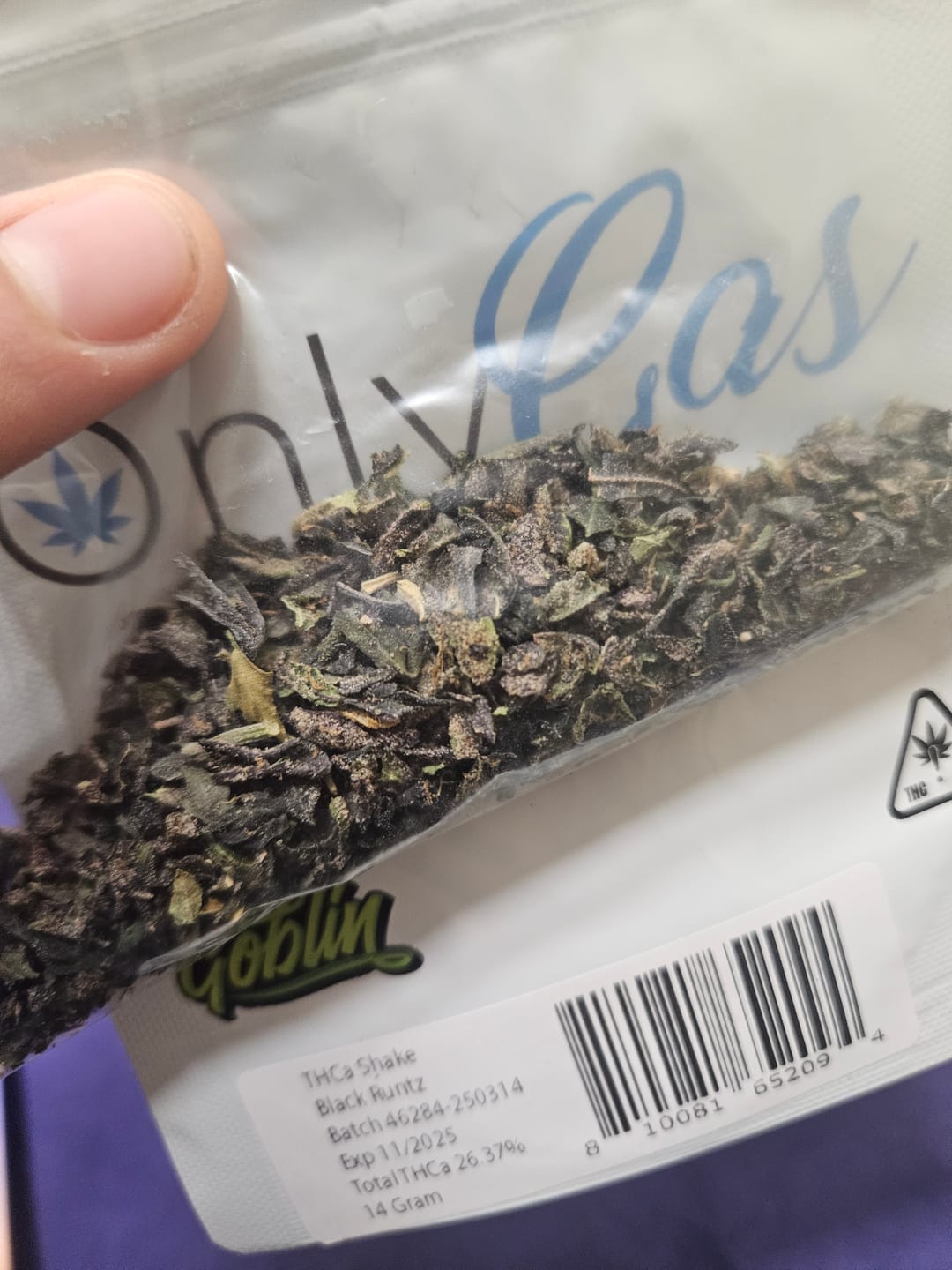 Customer photo review of Exotic THCa Shake