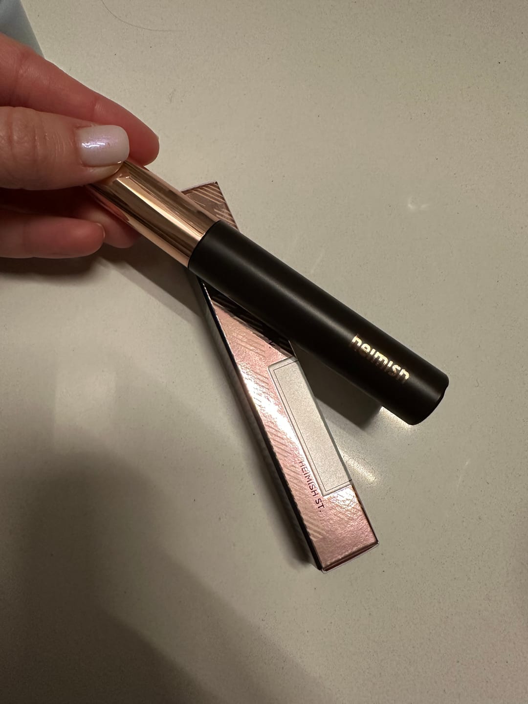 Customer photo review of Pagarinoša skropstu tuša Heimish Dailism Smudge Stop Mascara