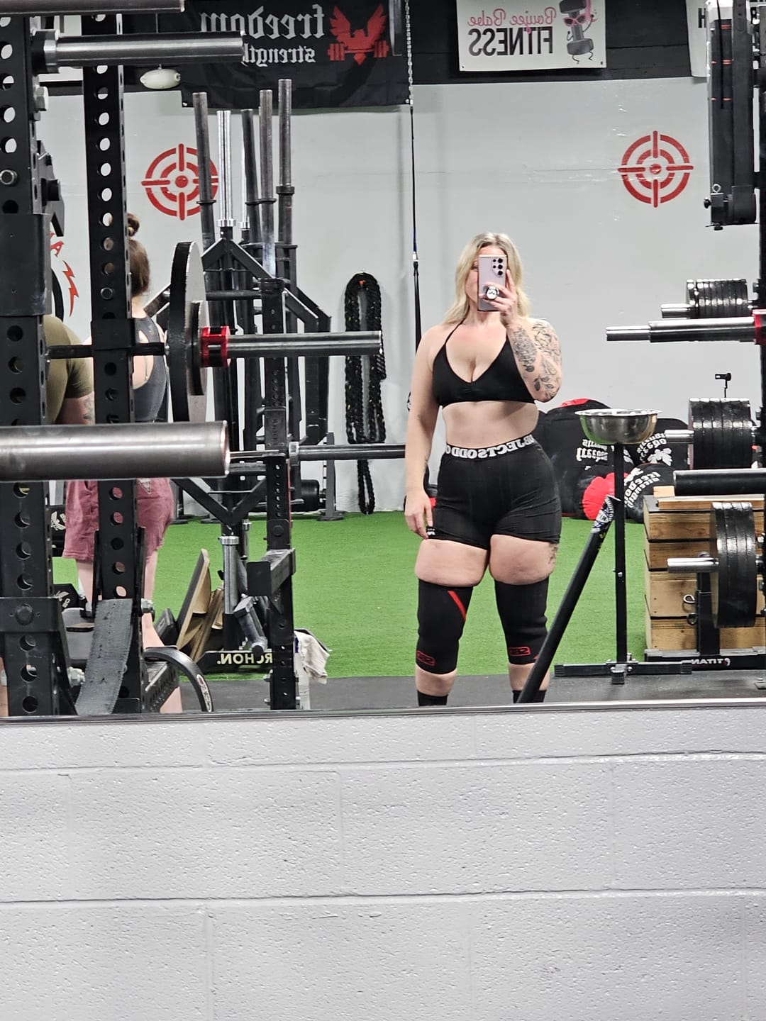 Customer photo review of Skin Tights | Compression Shorts