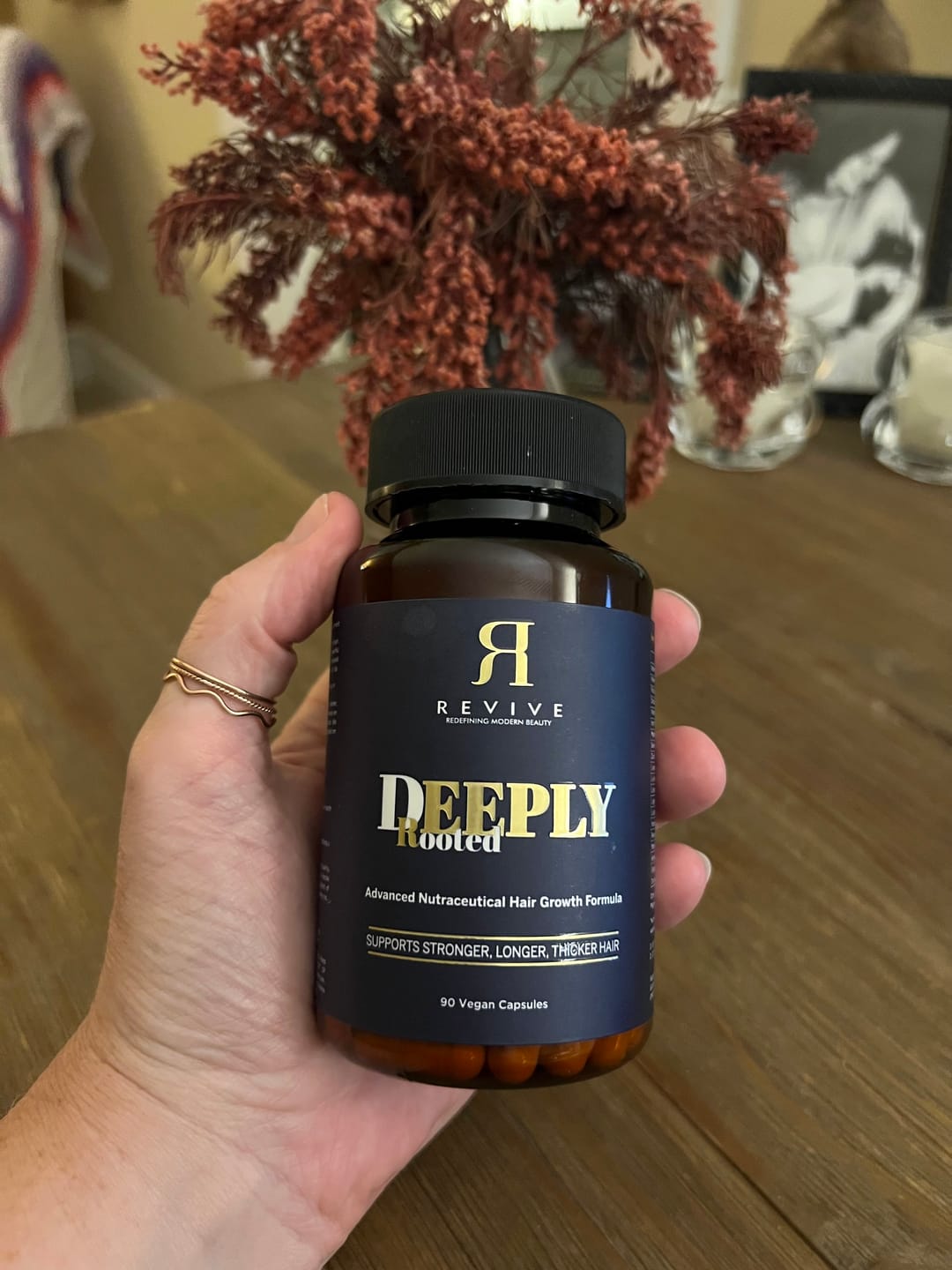 Customer photo review of DEEPLY ROOTED DUO - Advanced Nutraceutical Hair Growth Formula