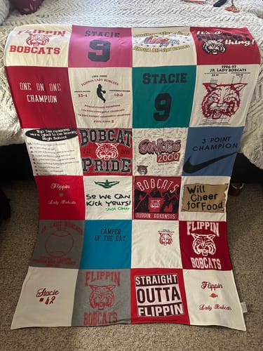 Customer photo review of T Shirt Quilt by Project Repat