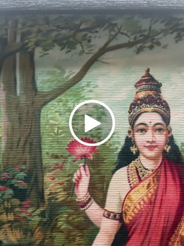 Customer video review of Lakshmi, Raja Ravi Varma Painting