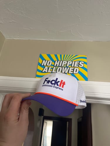 Customer photo review of F*ck It Express Hat