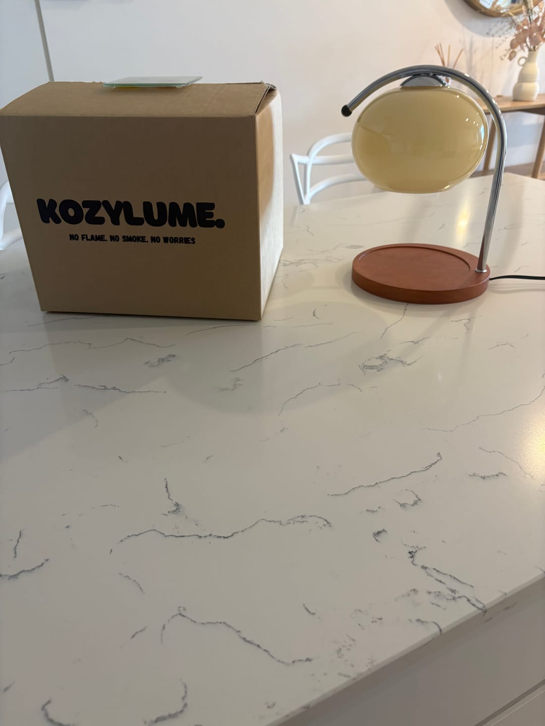 Customer photo review of "Lumina" Candle Warmer Lamp
