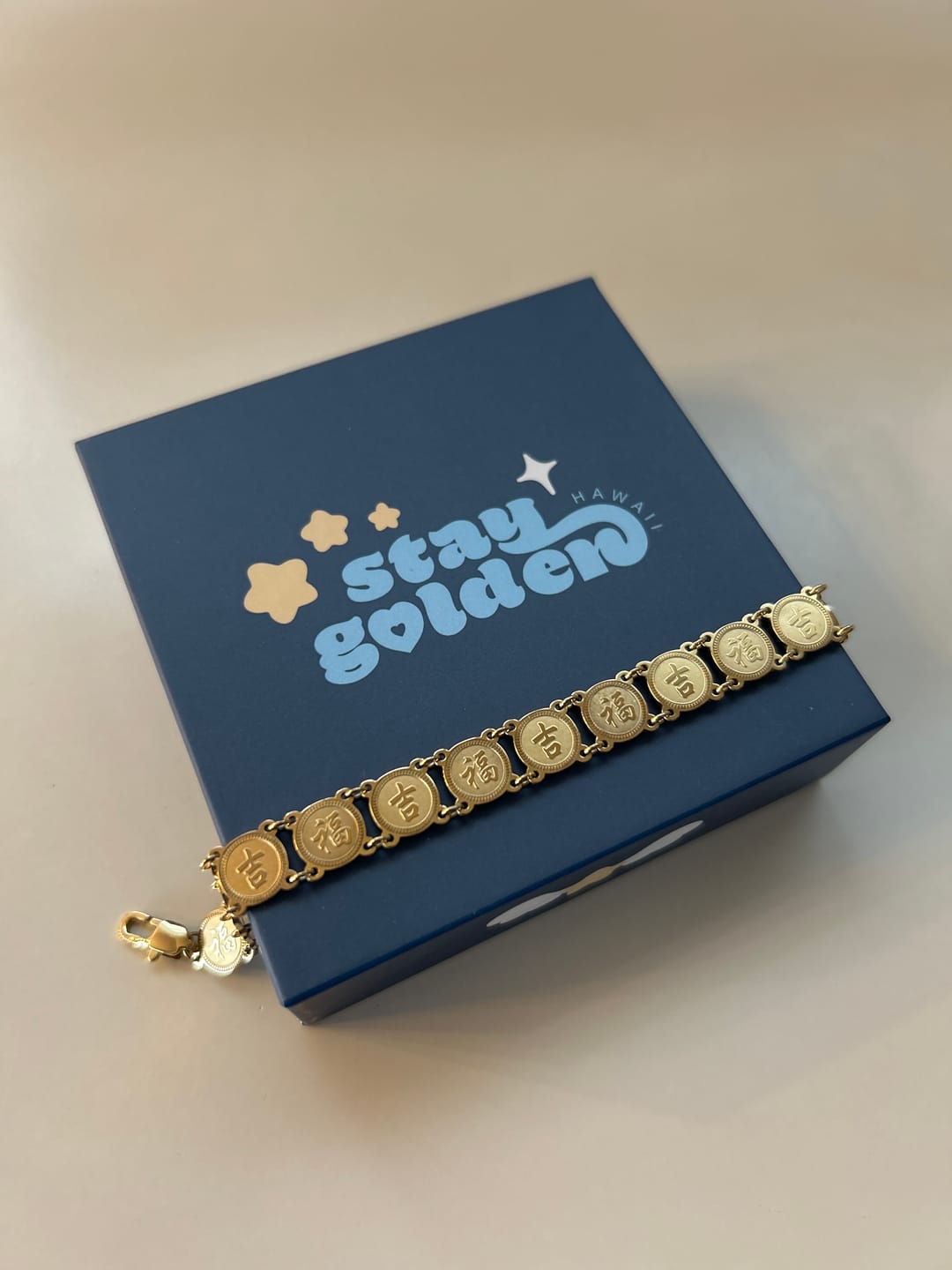 Customer photo review of Lucky Coin Bracelet
