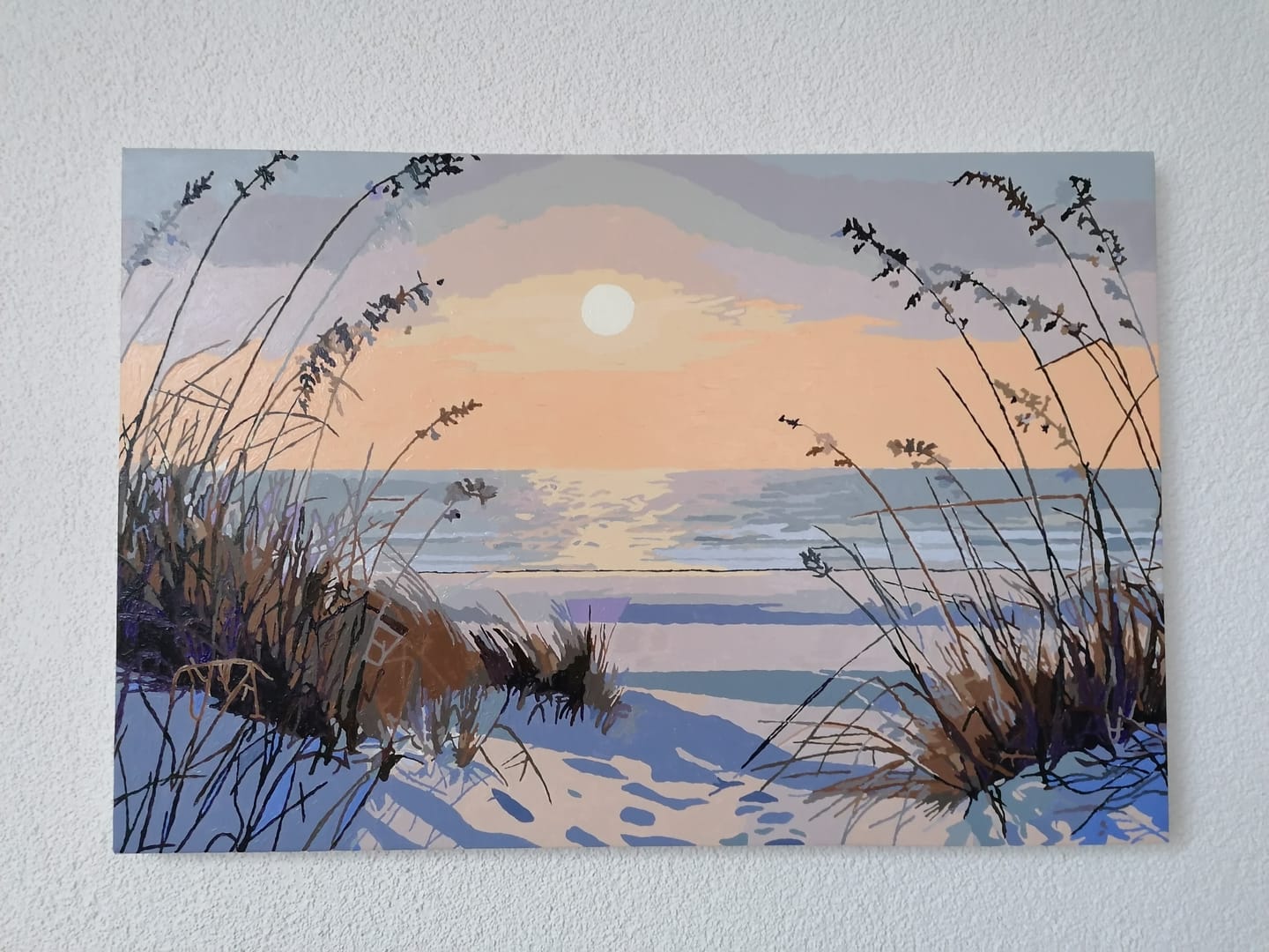 Customer photo review of Malen nach Zahlen - On Dunes - Premium Painting