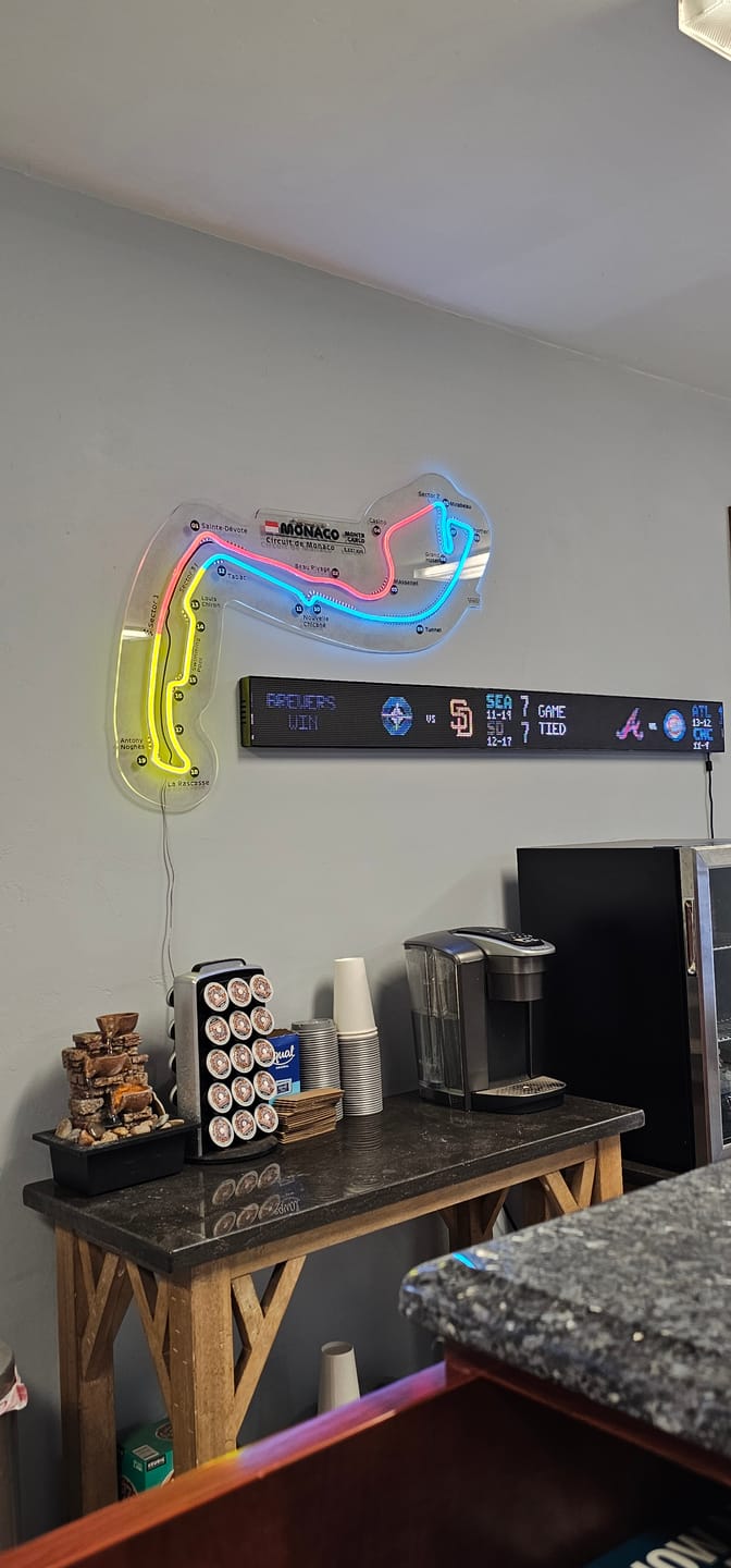 Customer photo review of Circuit De Monaco Neon Race Track