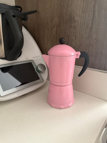 Customer photo review of Cafetera Italiana Colores 6 tazas ERV