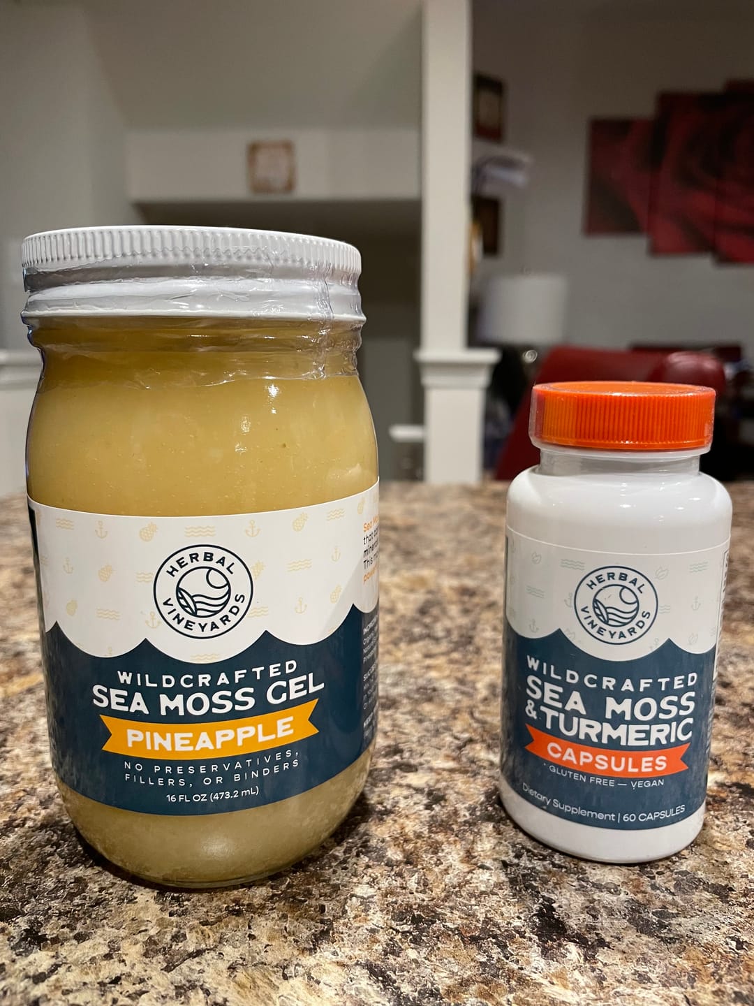 Customer photo review of EXCLUSIVE PINEAPPLE SEA MOSS GEL