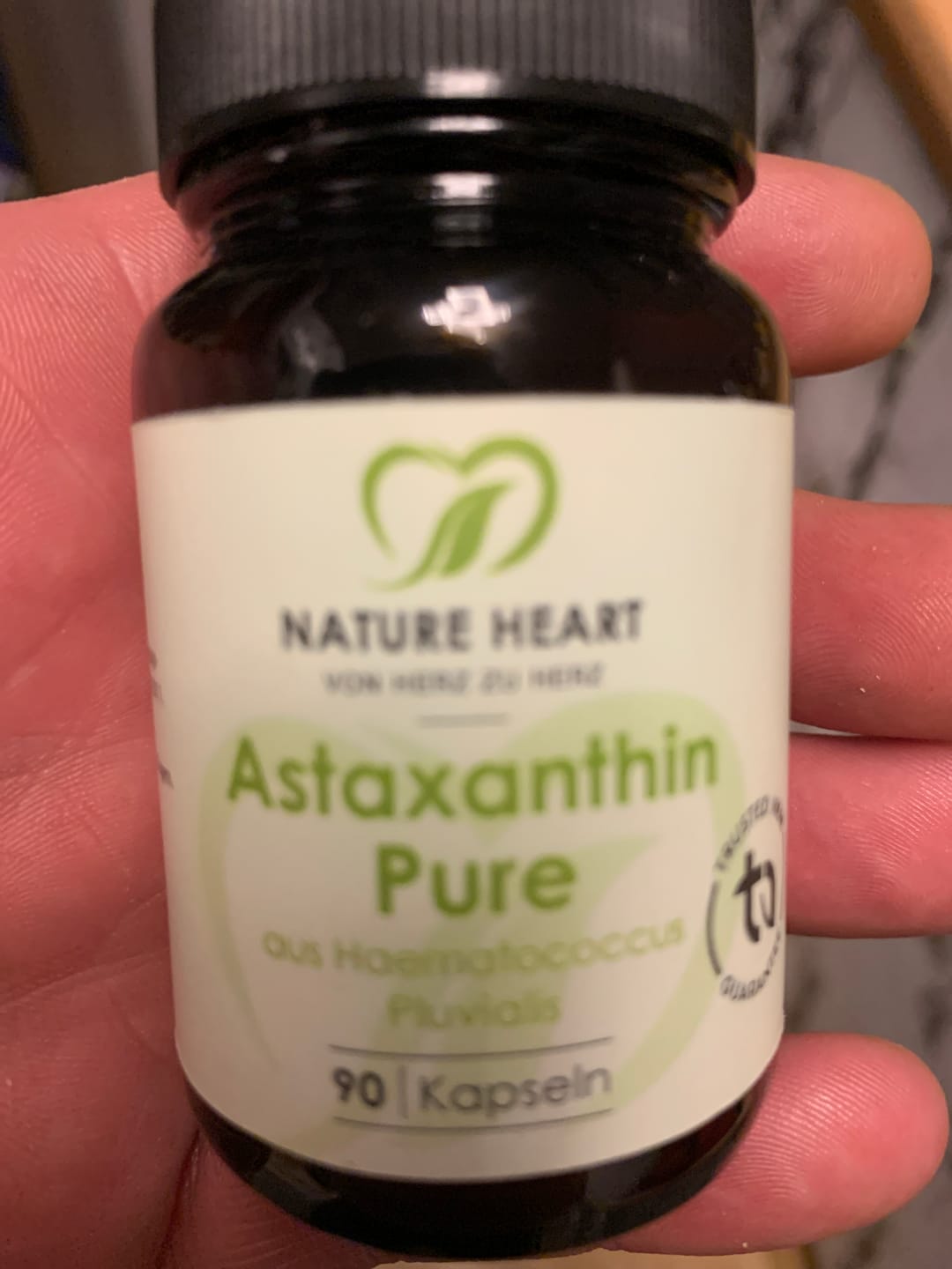 Customer photo review of Astaxanthin Pure