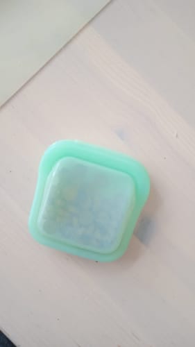 Customer photo review of Mini Silicone Dog Treat Pouch