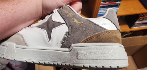 Customer photo review of 2 Corinthians 5:7 Premium Sneakers