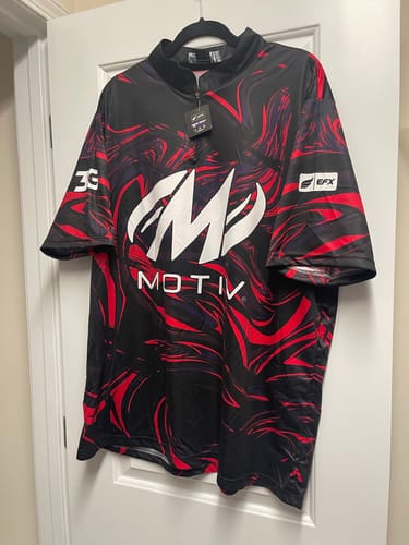 Customer photo review of MOTIV - CRIMSON JACKAL - BOWLING JERSEY