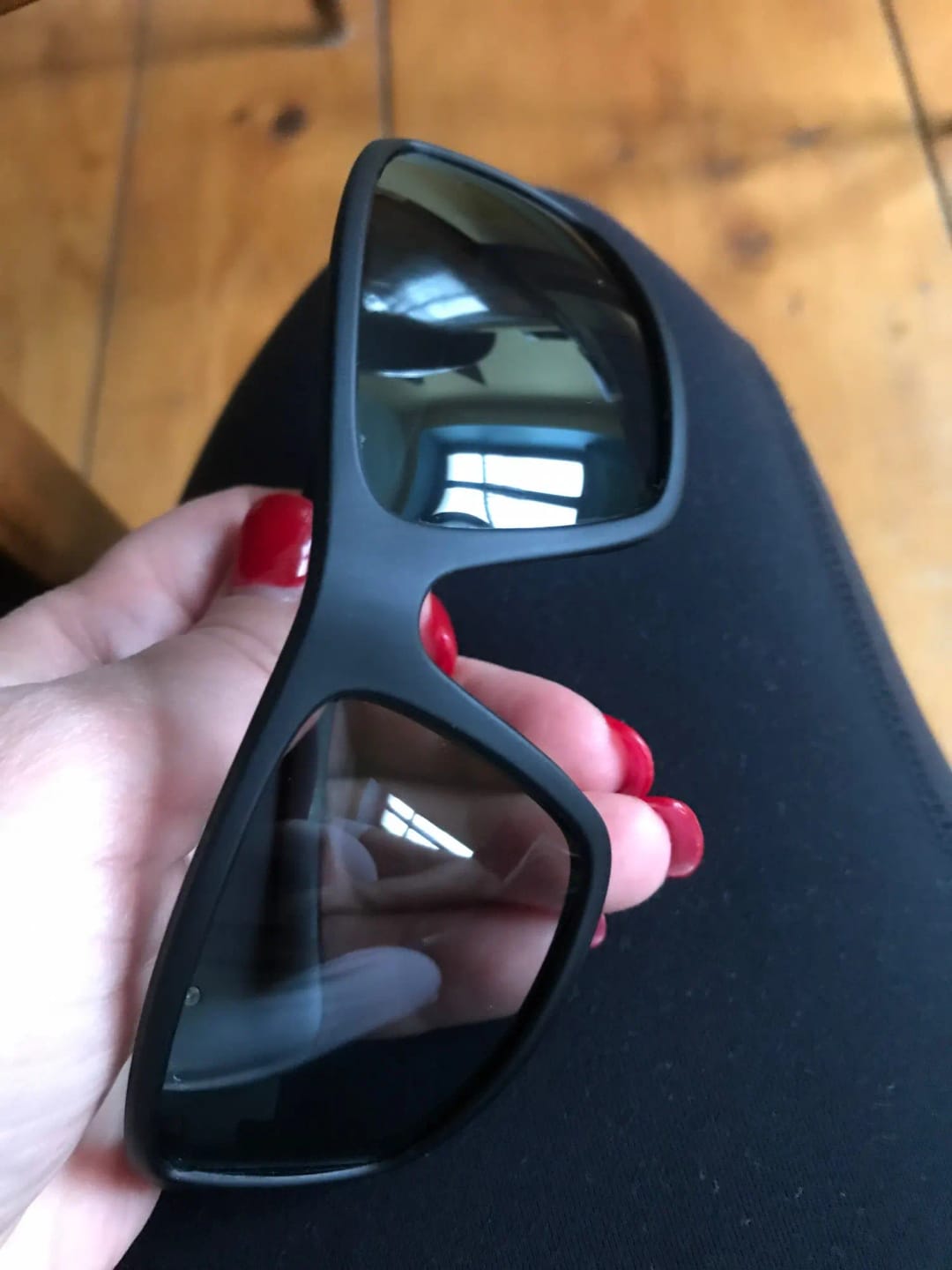 Customer photo review of Anti-Glare Photochromic Polarized Lenses