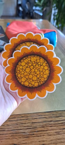 Glaucia M. review of 100 - 3.5" Custom Vinyl Stickers image 1 out of 1