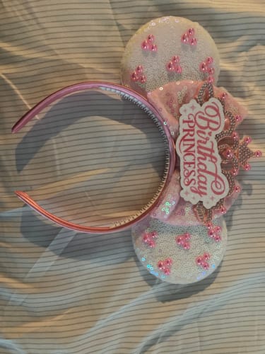 undefined review of Pink Birthday Princess Mickey Ears image 1 out of 1