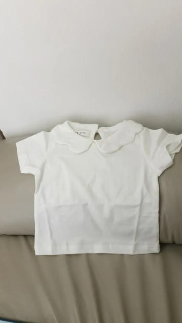 Customer photo review of Girls Peter Pan Collar Shirt