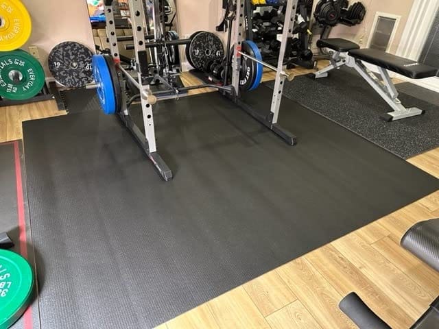 Customer photo review of GXMMAT Extra Wide Exercise Mat 7'