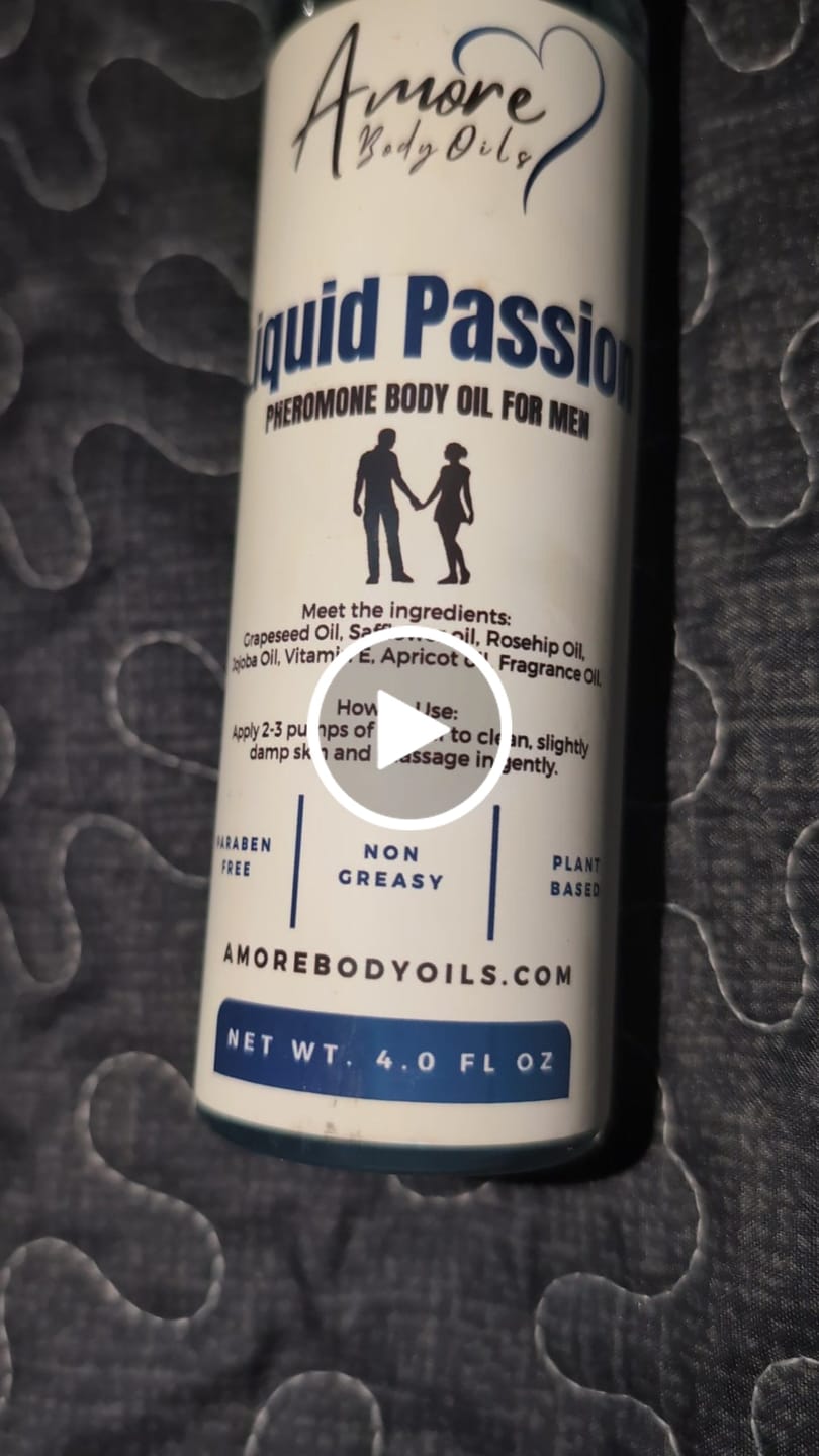 Customer video review of Liquid Passion Body Oil - For Him