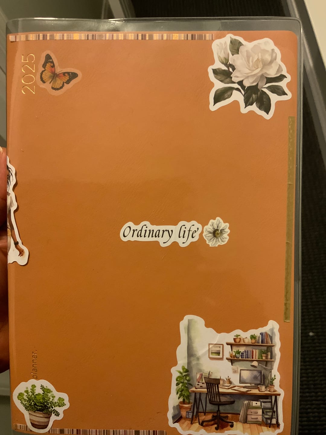 Customer photo review of Vinyl Clear Cover | Weekly Planner | All-in-One | 576