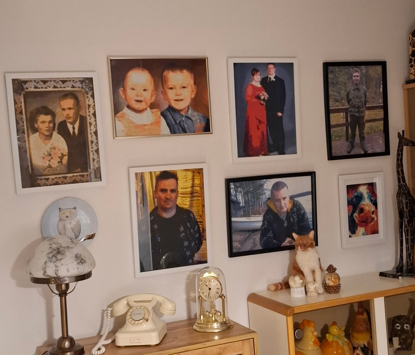 Customer photo review of Diamond Painting -maalaus omasta kuvasta