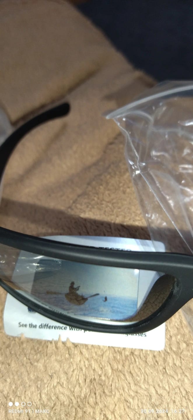 Customer photo review of Anti-Glare Photochromic Polarized Lenses