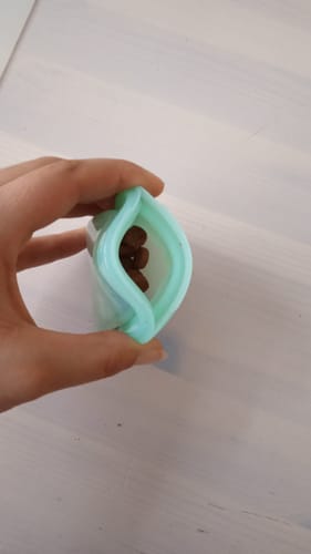 Customer photo review of Mini Silicone Dog Treat Pouch