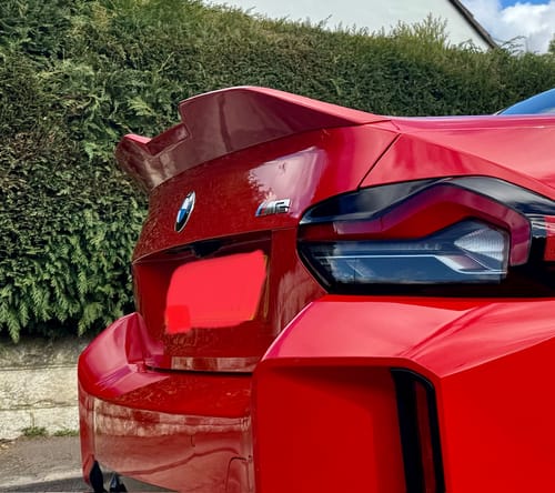 Customer photo review of MHC+ BMW M2/M240i Performance Style Rear Spoiler In Pre Preg Carbon Fibre (G87/G42)