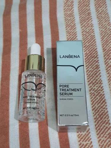 Customer photo review of Lanbena Pore Treatment Serum