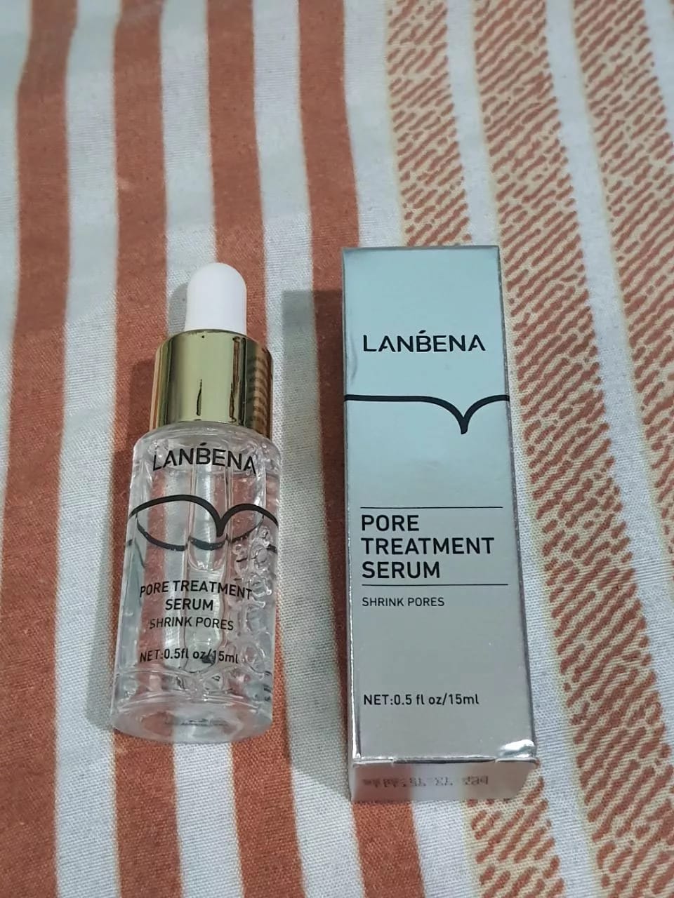 Customer photo review of Lanbena Pore Treatment Serum