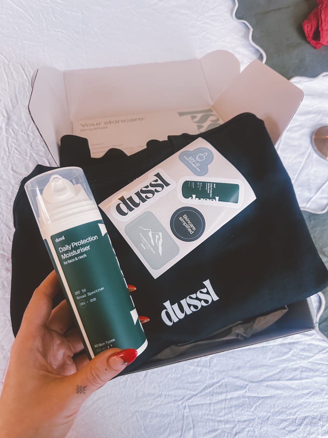 Customer photo review of Daily Protection Moisturiser SPF 50