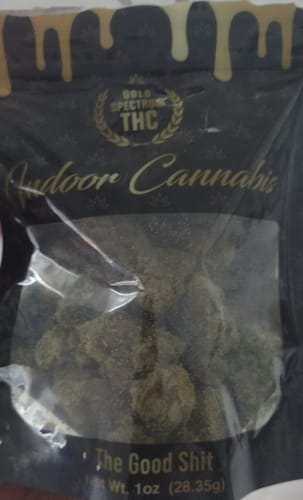 Customer photo review of Gold Spectrum THCA Flower - Top Quality Strain of the Month