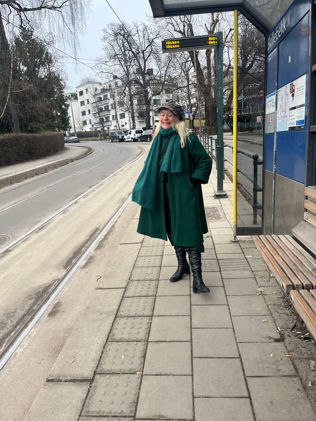 Customer photo review of Swing frakke i skovgrøn uld